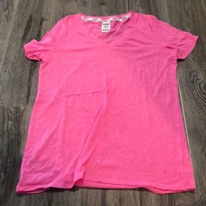 NWOT pink hot pink tee